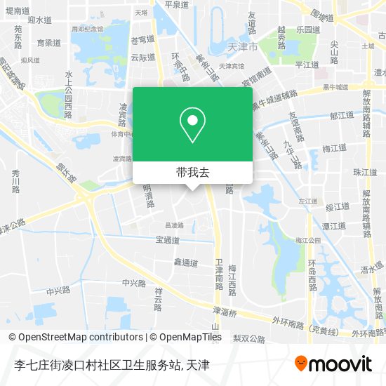 李七庄街凌口村社区卫生服务站地图