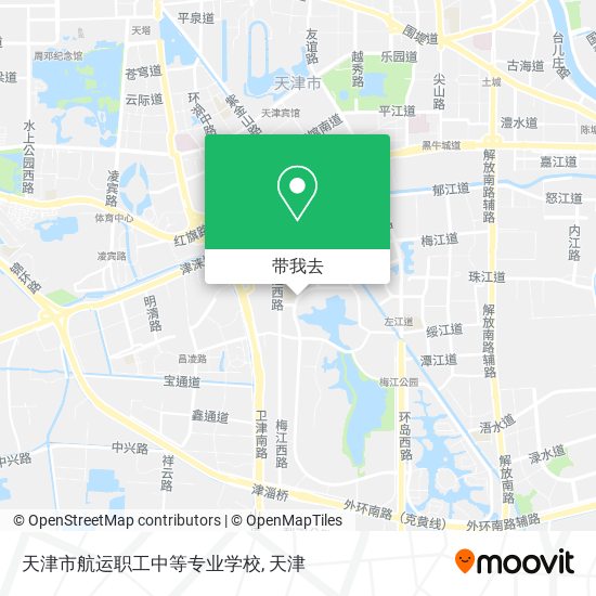 天津市航运职工中等专业学校地图