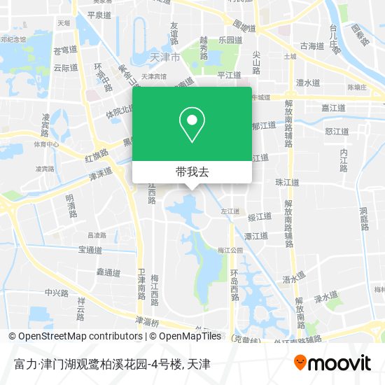 富力·津门湖观鹭柏溪花园-4号楼地图