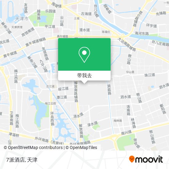7派酒店地图