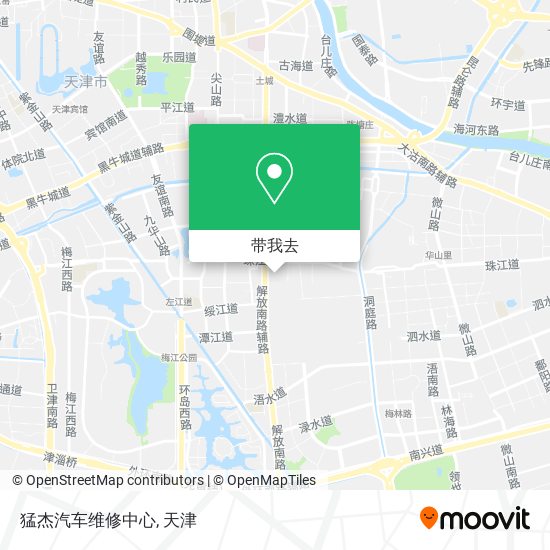 猛杰汽车维修中心地图
