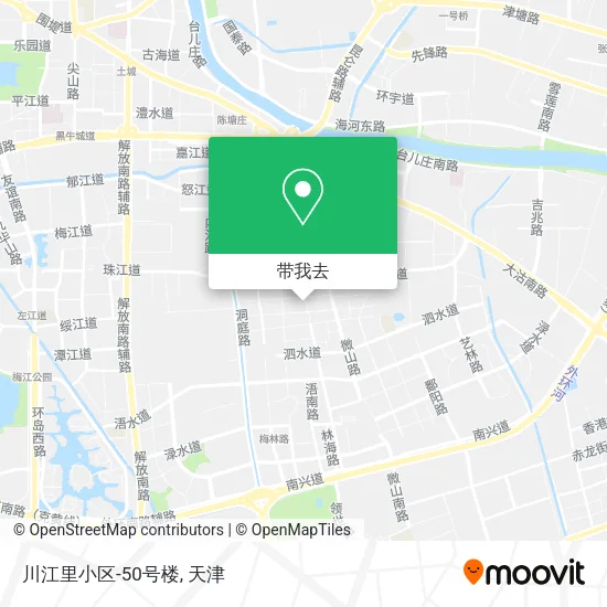 川江里小区-50号楼地图