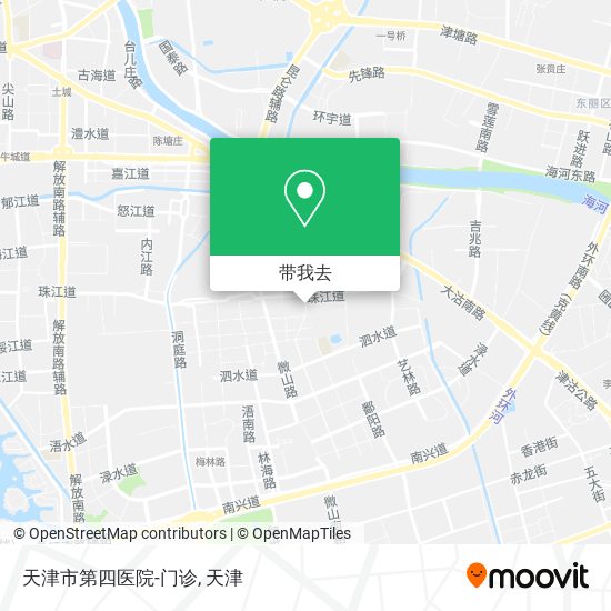 天津市第四医院-门诊地图