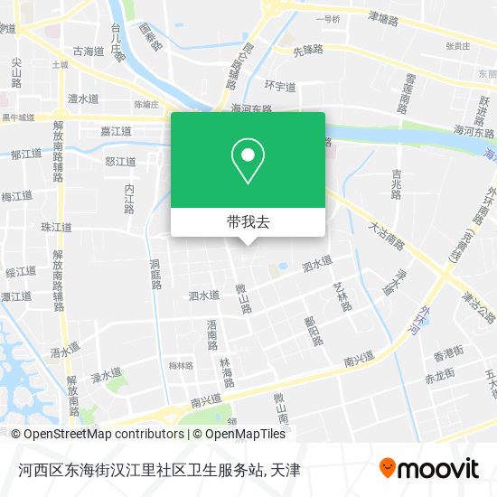 河西区东海街汉江里社区卫生服务站地图