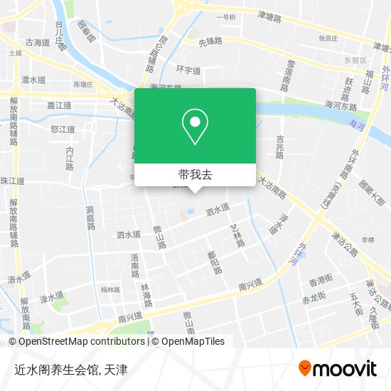 近水阁养生会馆地图