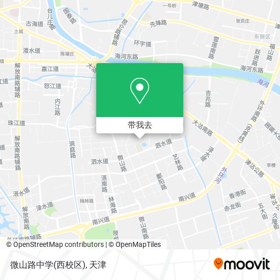 微山路中学(西校区)地图