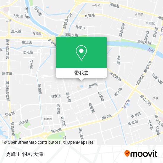 秀峰里小区地图