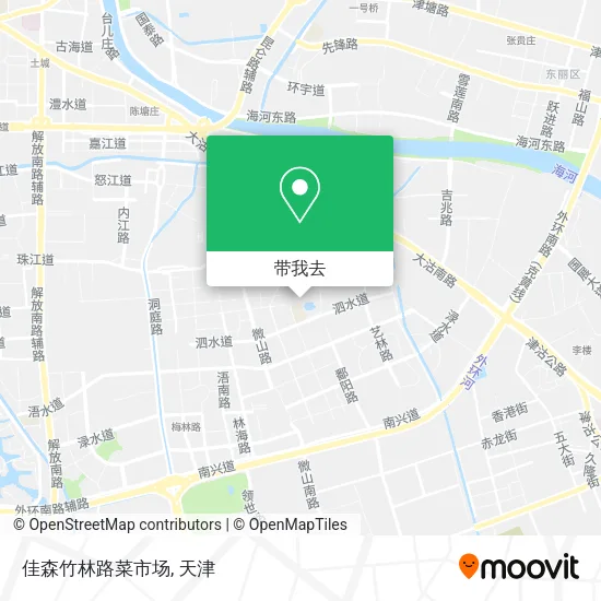 佳森竹林路菜市场地图