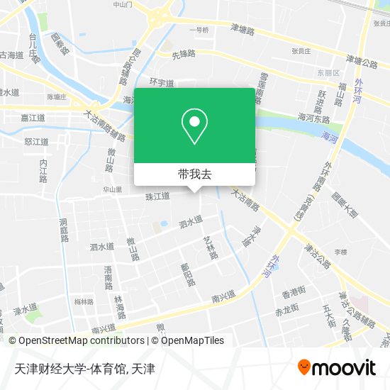 天津财经大学-体育馆地图