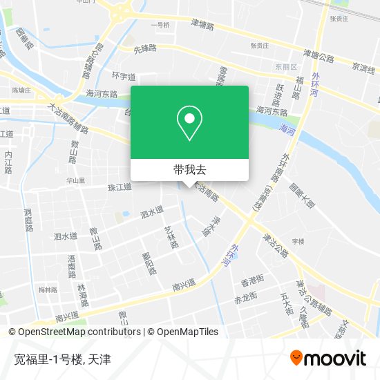 宽福里-1号楼地图