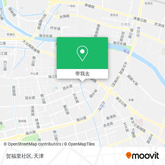 贺福里社区地图