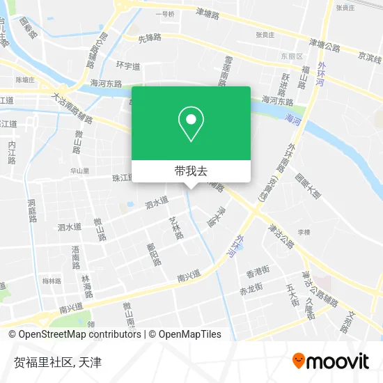 贺福里社区地图