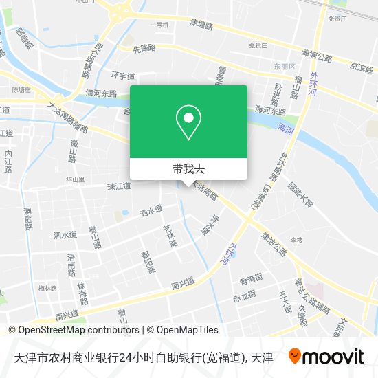 天津市农村商业银行24小时自助银行(宽福道)地图
