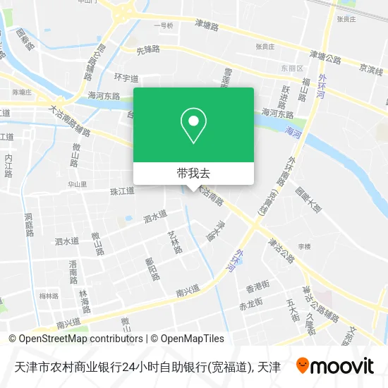 天津市农村商业银行24小时自助银行(宽福道)地图