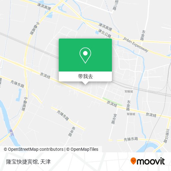 隆宝快捷宾馆地图