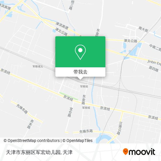 天津市东丽区军宏幼儿园地图