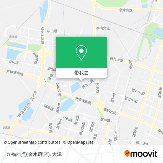 五福西点(金水畔店)地图