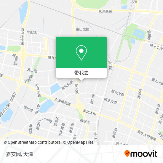 嘉安园地图