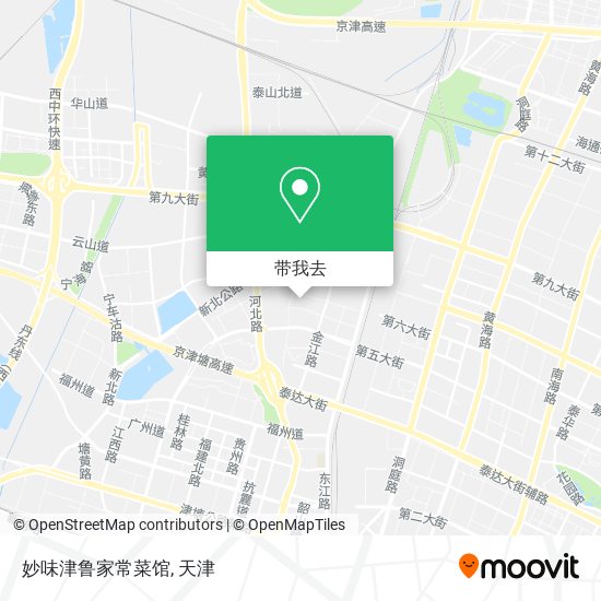 妙味津鲁家常菜馆地图