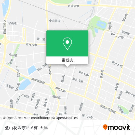 蓝山花园东区-6栋地图