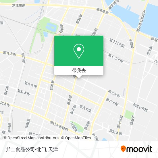 邦士食品公司-北门地图