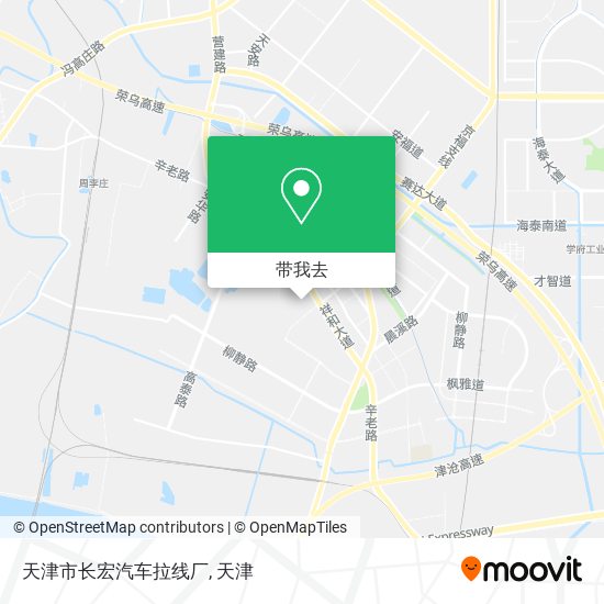 天津市长宏汽车拉线厂地图