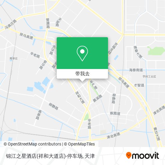锦江之星酒店(祥和大道店)-停车场地图
