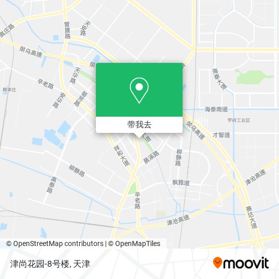 津尚花园-8号楼地图