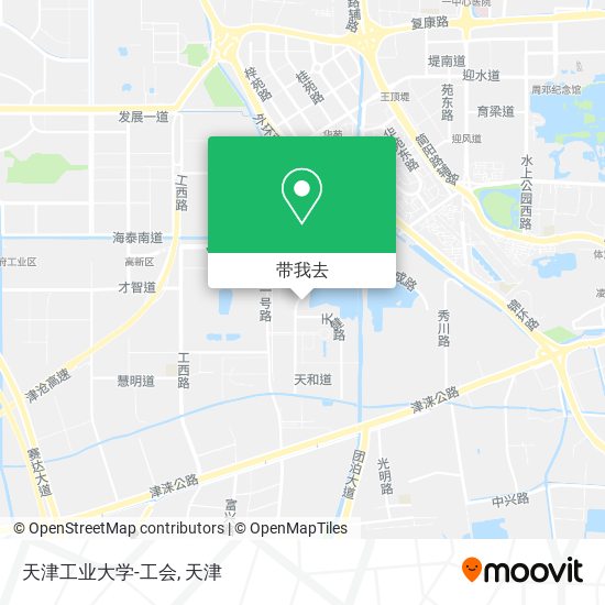 天津工业大学-工会地图