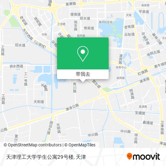 天津理工大学学生公寓29号楼地图