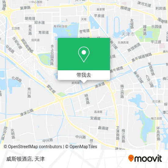 威斯顿酒店地图