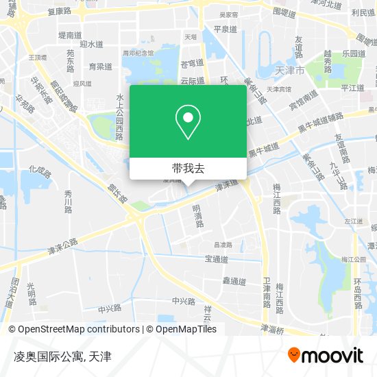 凌奥国际公寓地图
