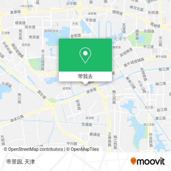 帝景园地图