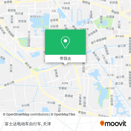 富士达电动车自行车地图