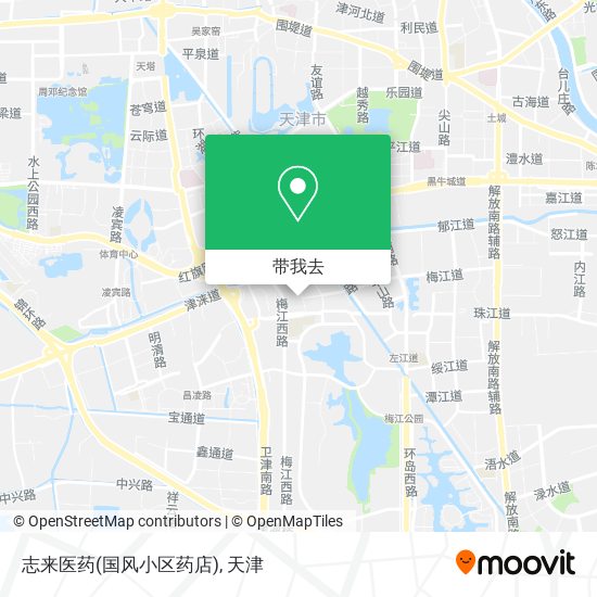 志来医药(国风小区药店)地图