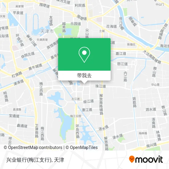 兴业银行(梅江支行)地图
