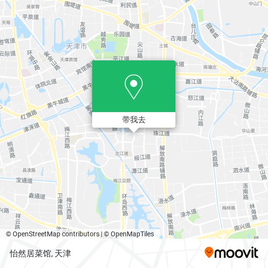 怡然居菜馆地图
