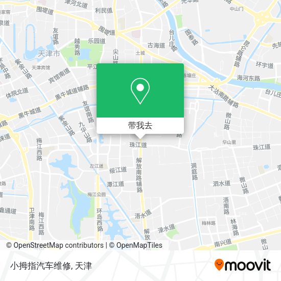 小拇指汽车维修地图