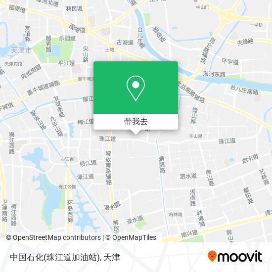 中国石化(珠江道加油站)地图