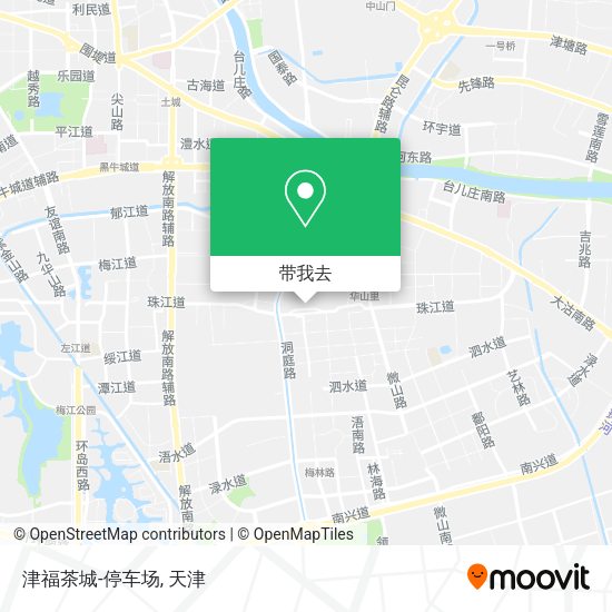 津福茶城-停车场地图
