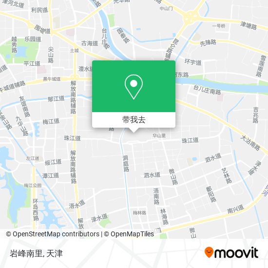 岩峰南里地图