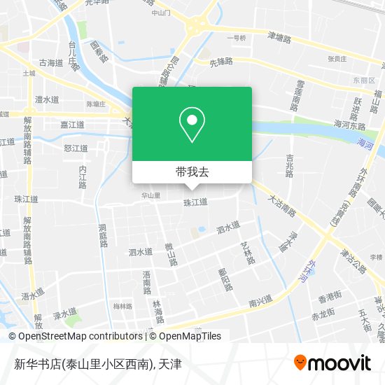 新华书店(泰山里小区西南)地图