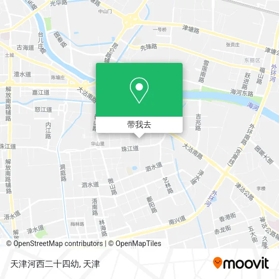 天津河西二十四幼地图