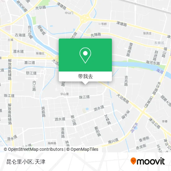 昆仑里小区地图