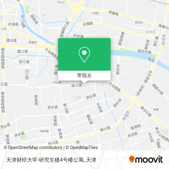 天津财经大学-研究生楼4号楼公寓地图