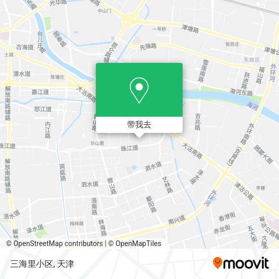三海里小区地图