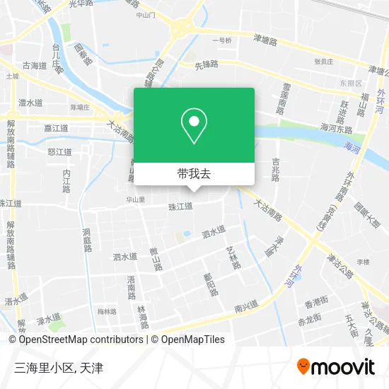 三海里小区地图
