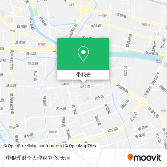 中银理财个人理财中心地图
