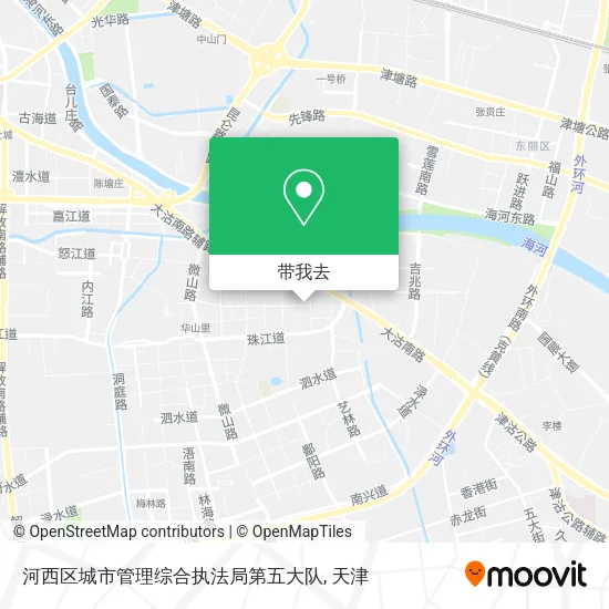 河西区城市管理综合执法局第五大队地图