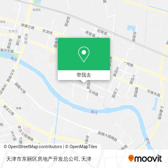 天津市东丽区房地产开发总公司地图
